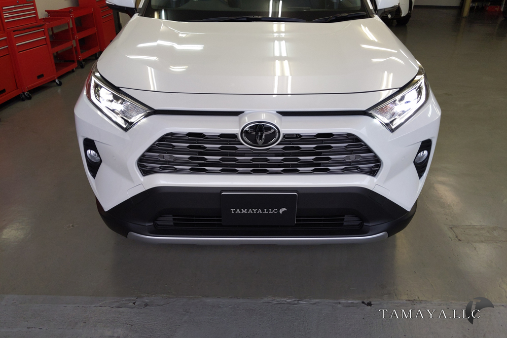 RAV4 ハイブリッド ヘッドライト 左右　後期　マーカー　デイライト　純正加工加工デイライトのみ動作